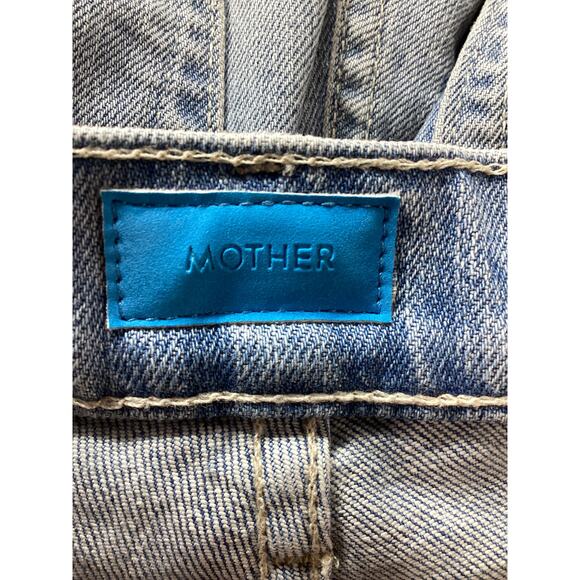 Mother 'The Tippy Top Insider' Ankle Fray Denim Jean Size 27 - Picture 4 of 4